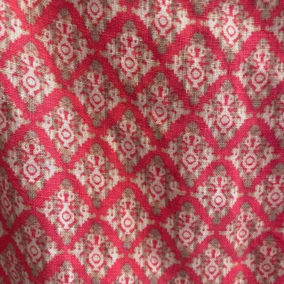 GAP 100% Linen Pink Fit n Flare Jumper Sundress Women’s Size 4 Small Pockets - Picture 5 of 7